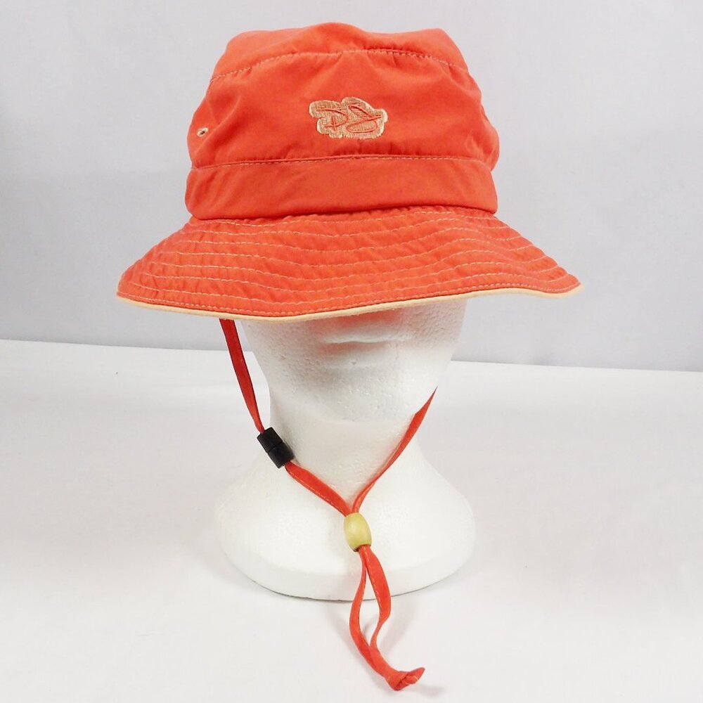 Panama Jack Unisex Kids Orange Coral Color Bucket Hat Size 4 - 6X - Picture 3 of 9